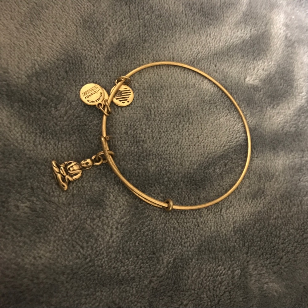 Alex And Ani Buddha Charm Bangle