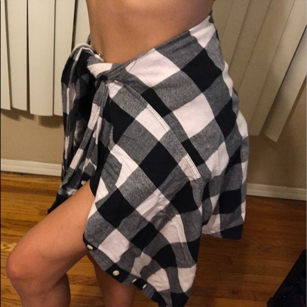 Plaid button up flannel