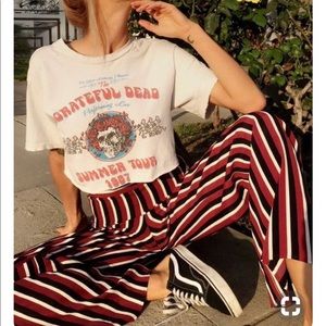 ISO: Red striped flare pants