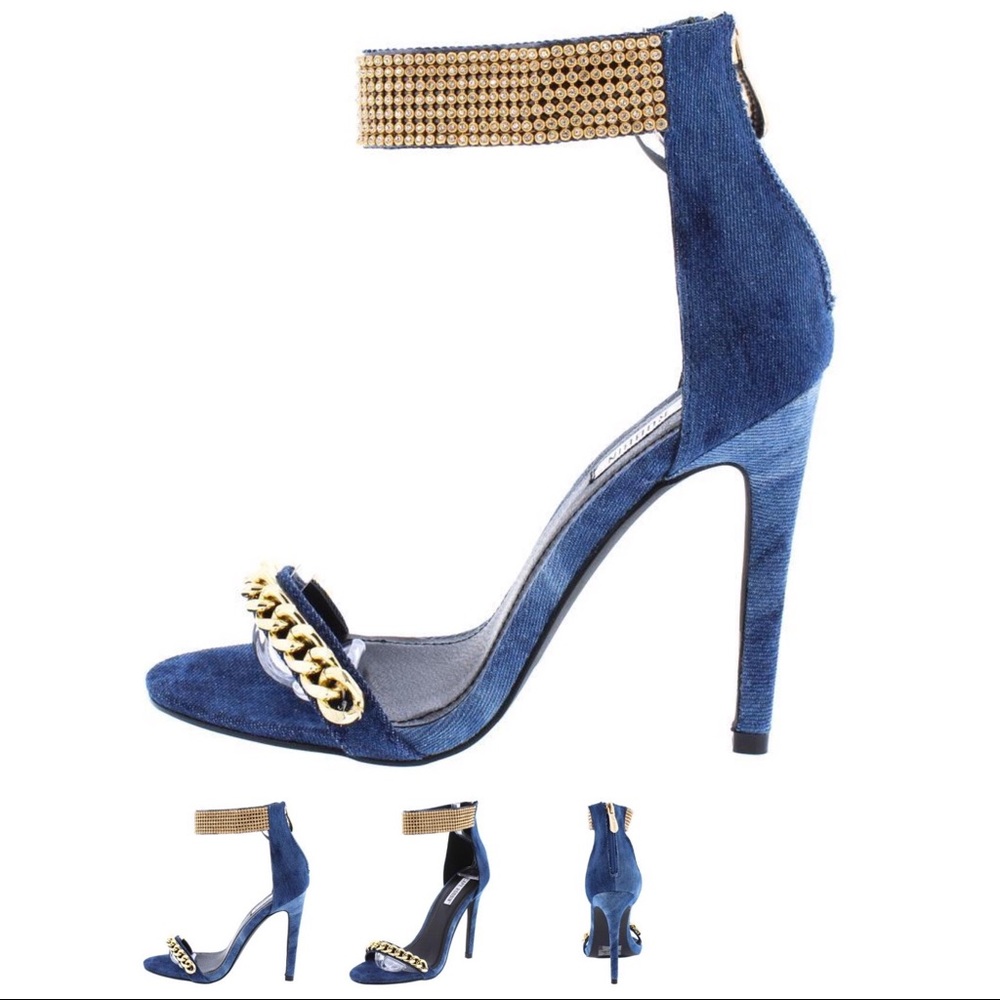 Denim Heels