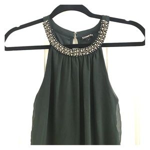 Express XS embellished dress top