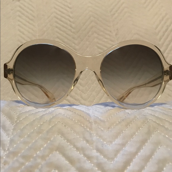 Oliver Peoples clear sunglasses ombré lenses
