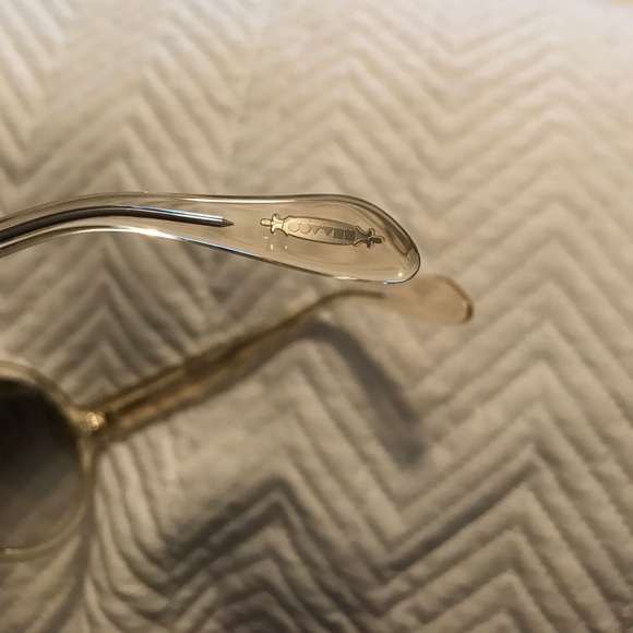 Oliver Peoples clear sunglasses ombré lenses