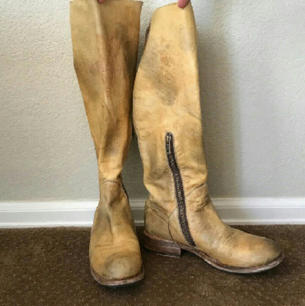 Bed Stu (Free People) Natural Mechanic boots