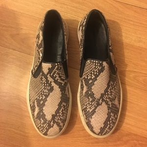 Zara Woman Faux python sneakers
