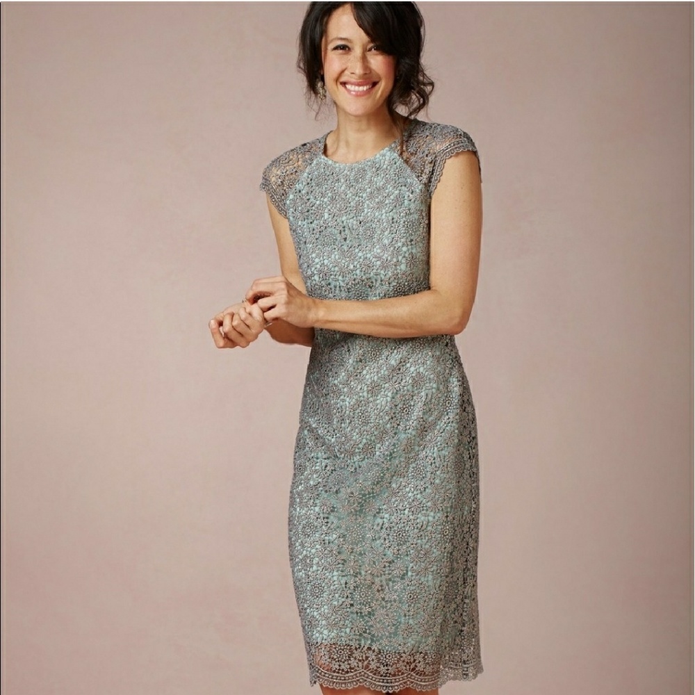 BHLDN Shined lace shift, Size 4