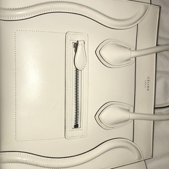 Micro white Celine bag - Picture 2 of 7