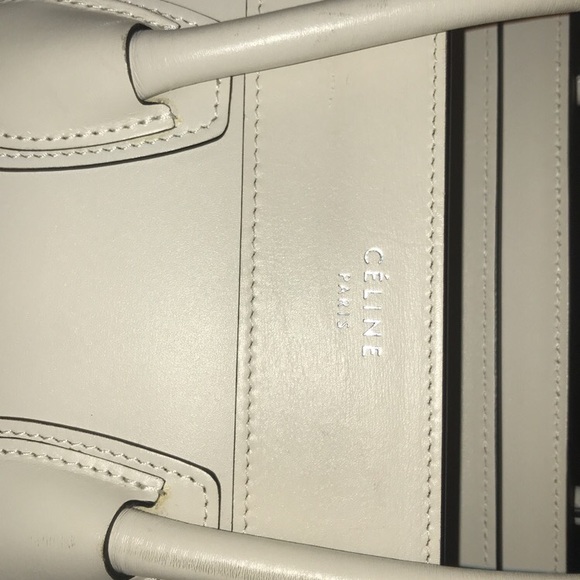 Micro white Celine bag - Picture 4 of 7