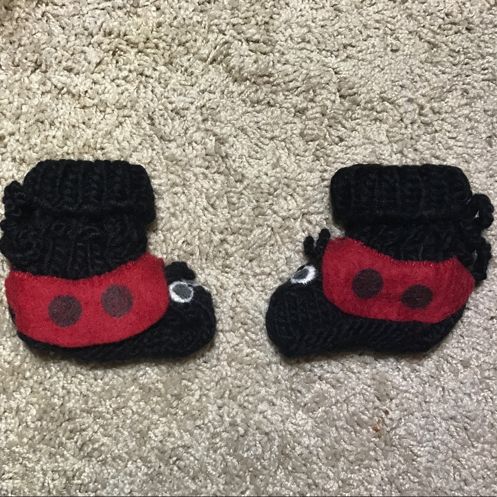 Baby Ladybug Slippers Handmade 🐞 🐞