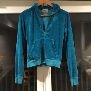 Juicy top jumpsuit soft cotton polyester. Blue