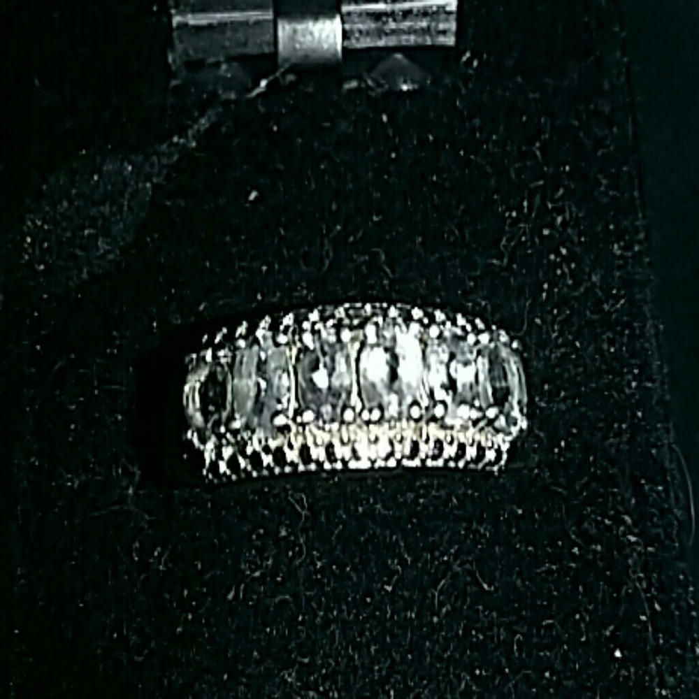This is the Bonnie Blue tanzanite ring