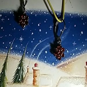 3 Carat Mozambique Garnet earrings