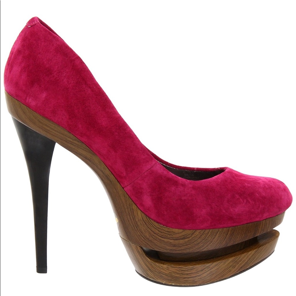 Jessica Simpson JS-Colie Platform Pump {cranberry}