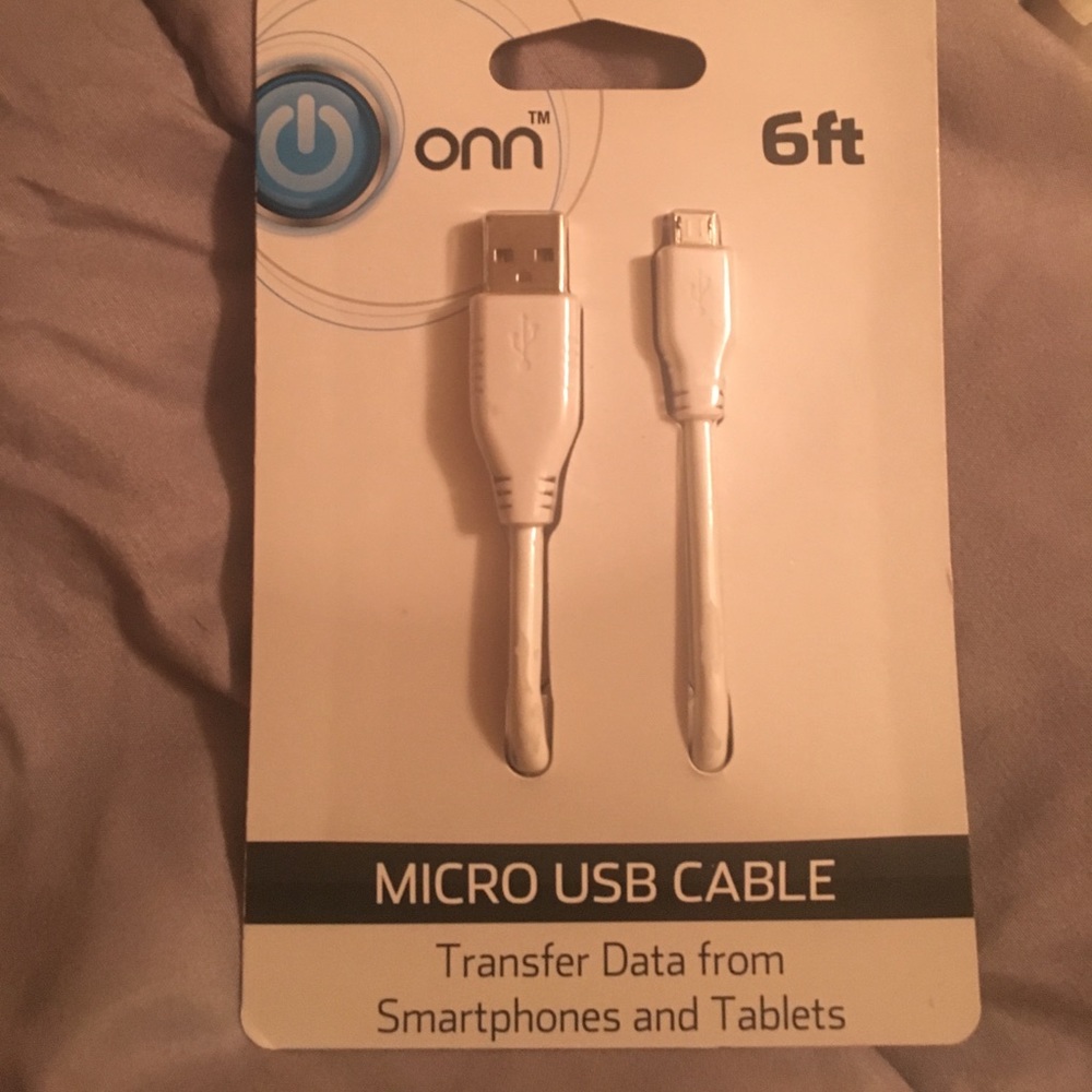 UNOPENED 6ft Micro USB Cable
