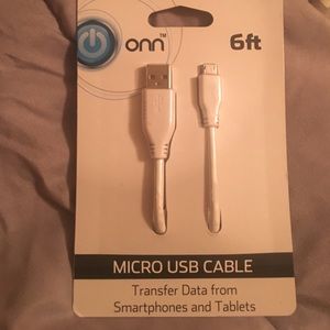 UNOPENED 6ft Micro USB Cable
