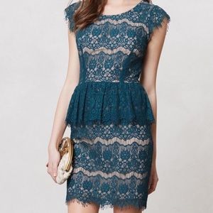 Anthropologie Maeve peplum dress