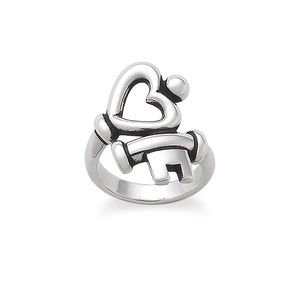 James Avery Key To My Heart ring
