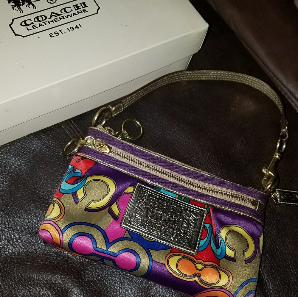 Coach purse / clutch - almost NEW