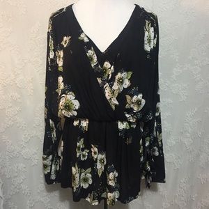 Free People Tuscan Dreams Tunic Blouse