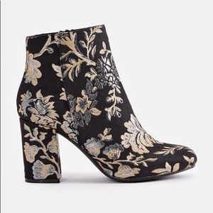 Black ang gold Brocade Booties Gorgeous!!!!!