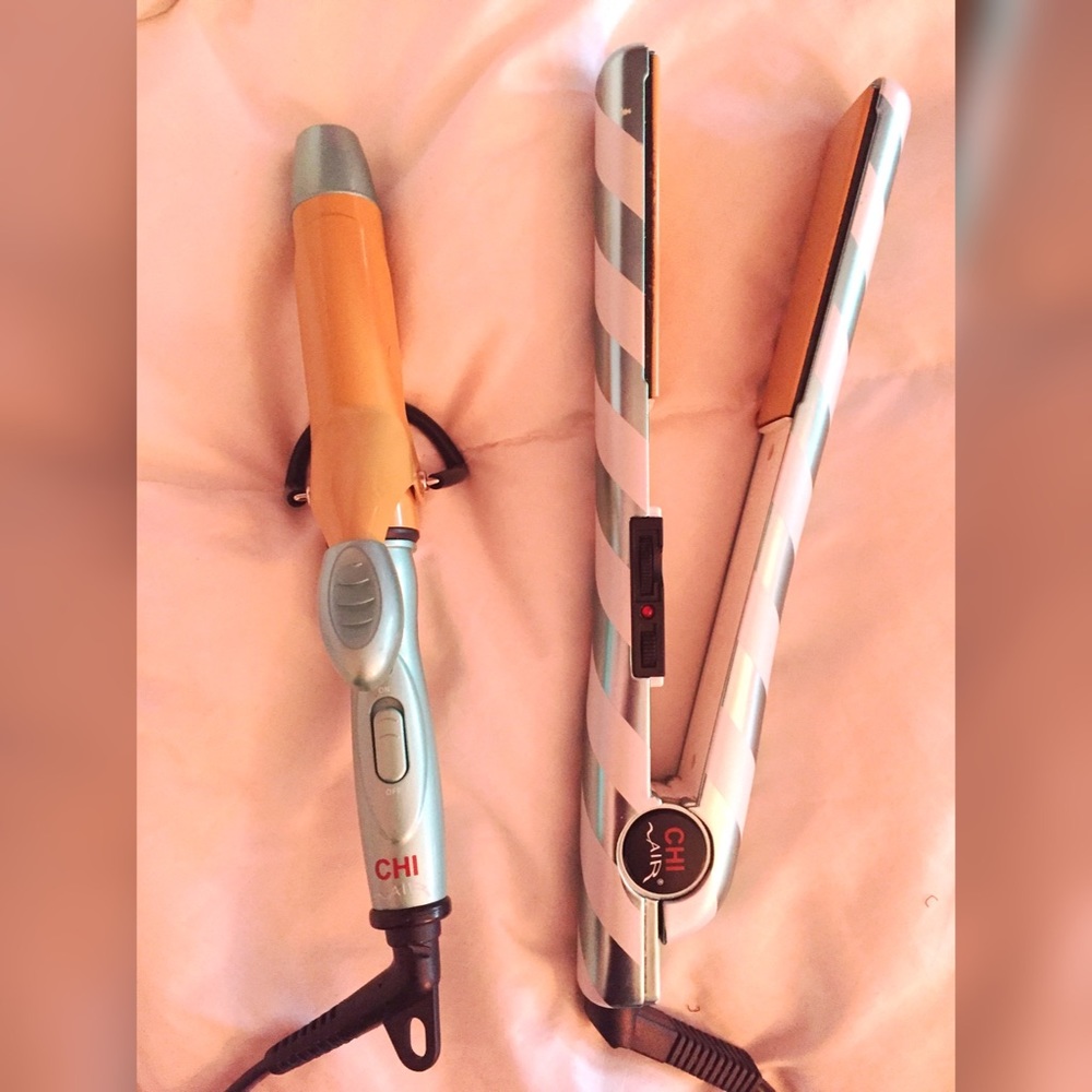 🔥CHI 1" Flat Iron & CHI Curler🔥