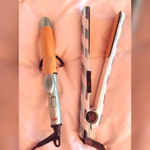 🔥CHI 1" Flat Iron & CHI Curler🔥
