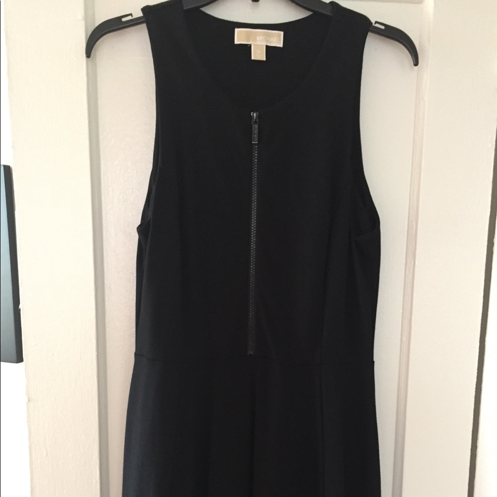Michael Kors ladies front half-zip A line dress