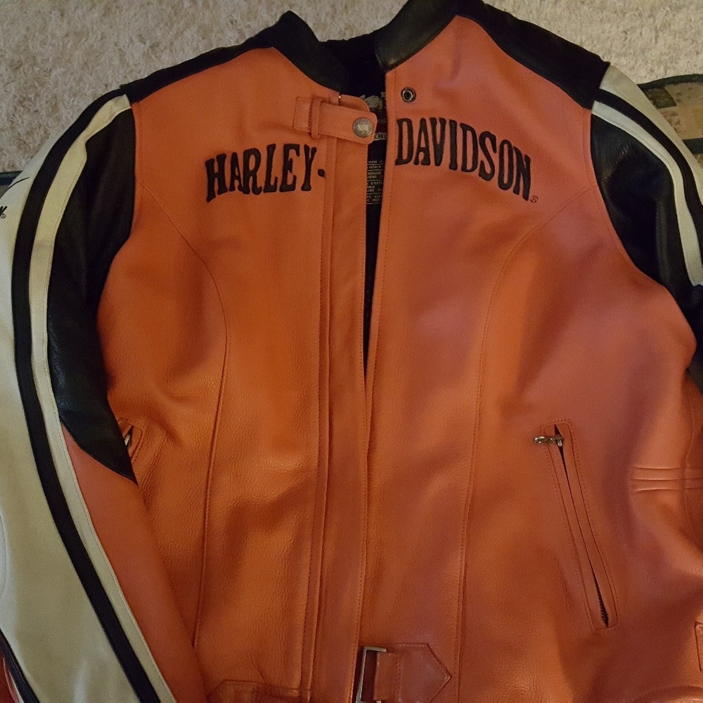 Leather Harley Jacket Womens 2W