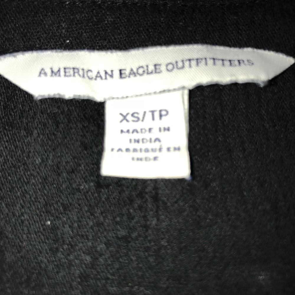 Used American Eagle Outfitters Black Blouse - Picture 5 of 8