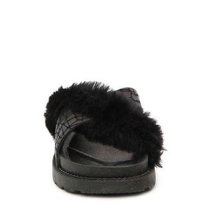 Joes jeans fur slides