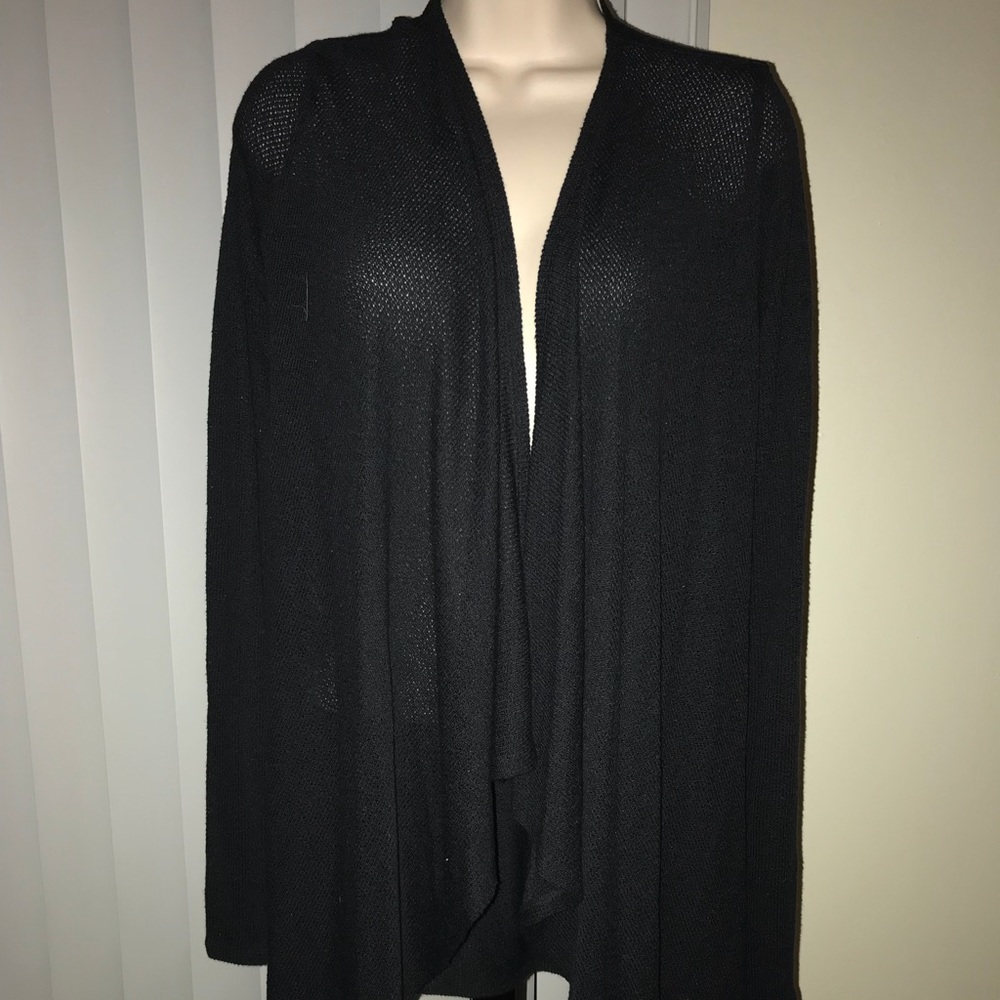 Gently Used, Cut Out Tags, Long Black Sweater !