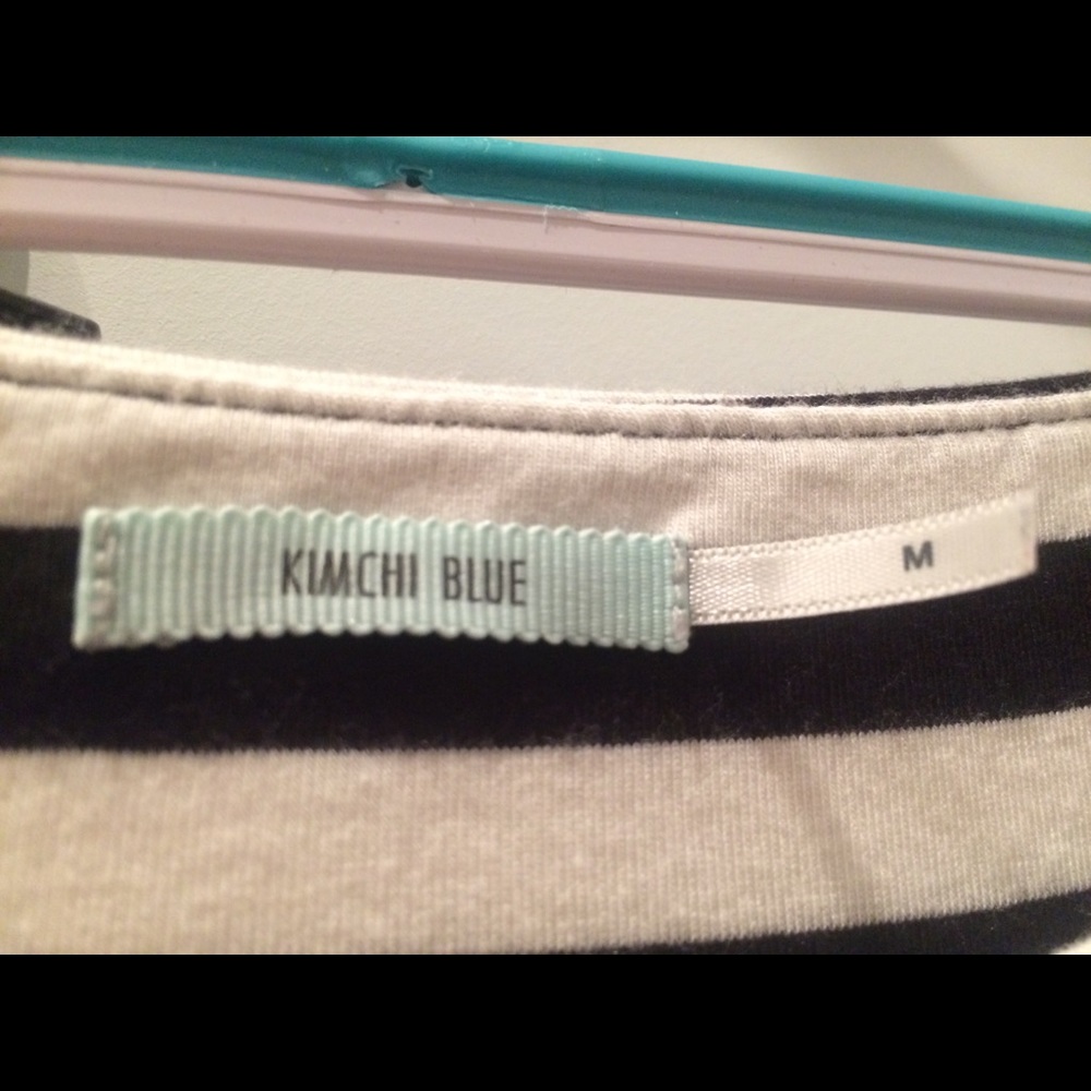 URBAN OUTFITTERS.kimchi blue. Striped Hi-Low Skirt - Picture 3 of 3