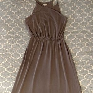 GAP super soft slate gray maxi dress