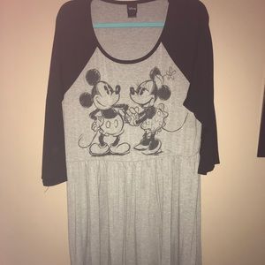 Torrid Disney skater dress Minnie and Mickey