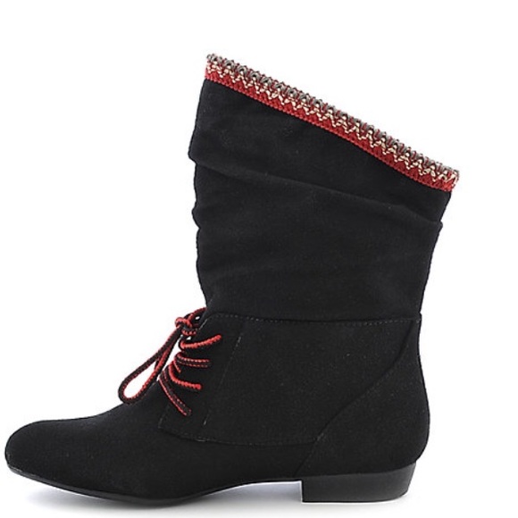 LAST PAIR SIZE 7 ~~ Bamboo Women's Black Bootie - Picture 2 of 5