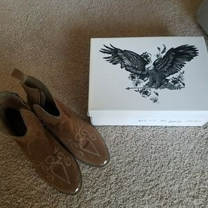 SPELL AND THE GYPSY Cactus Rose Boots Sz 10