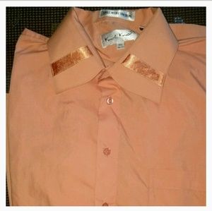 Men's button down shirt with cuff links