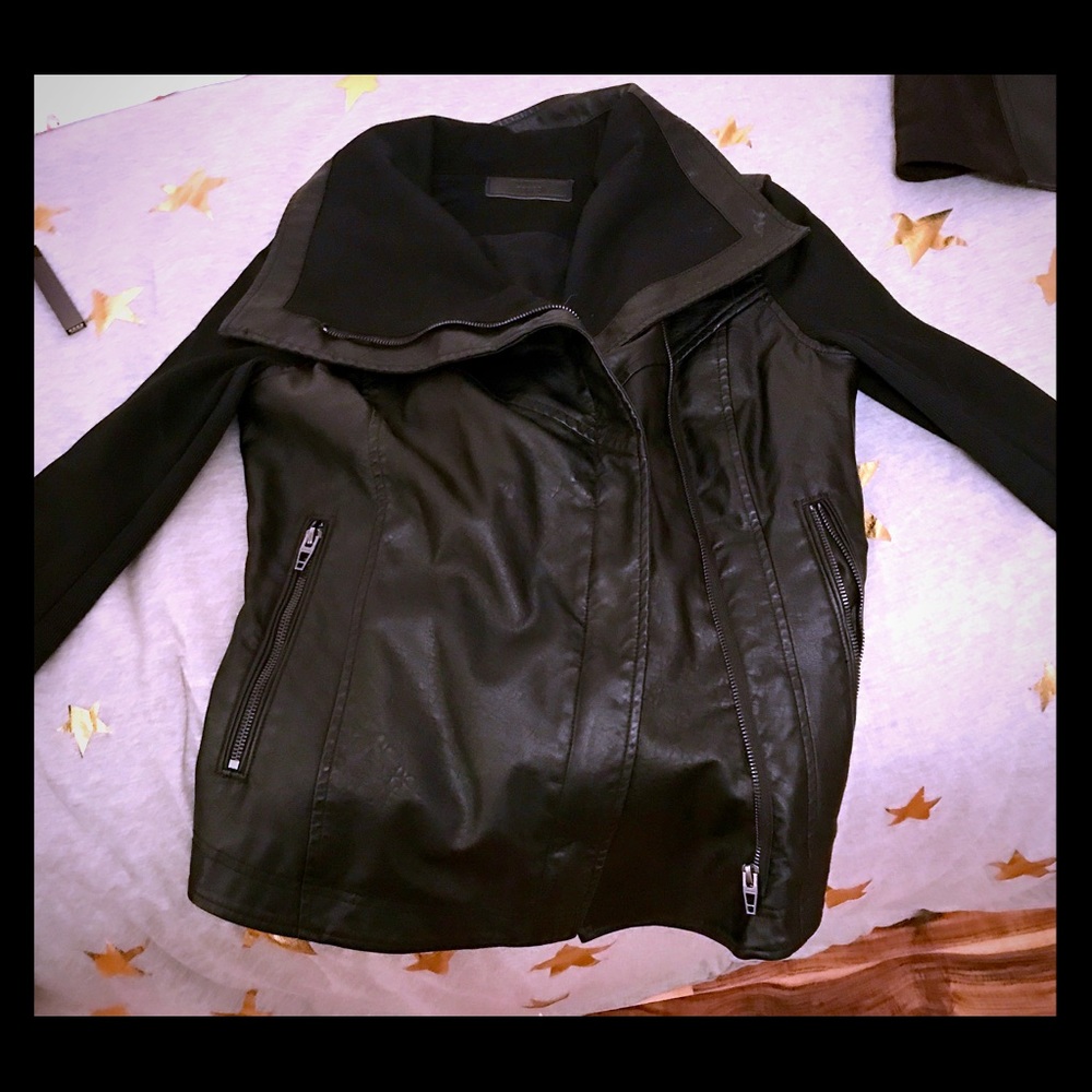 Blank NYC Vegan leather jacket