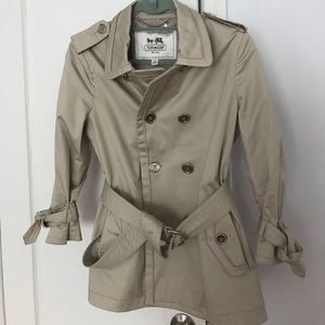 Coach Trench Coat Size 6
