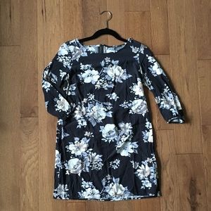 Old Navy 3/4 Sleeve Floral Dress