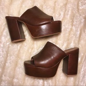 Jeffrey Campbell Pilar Platform Mule Sandals