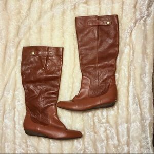 Steven by Steve Madden Brown P-Lift Boots