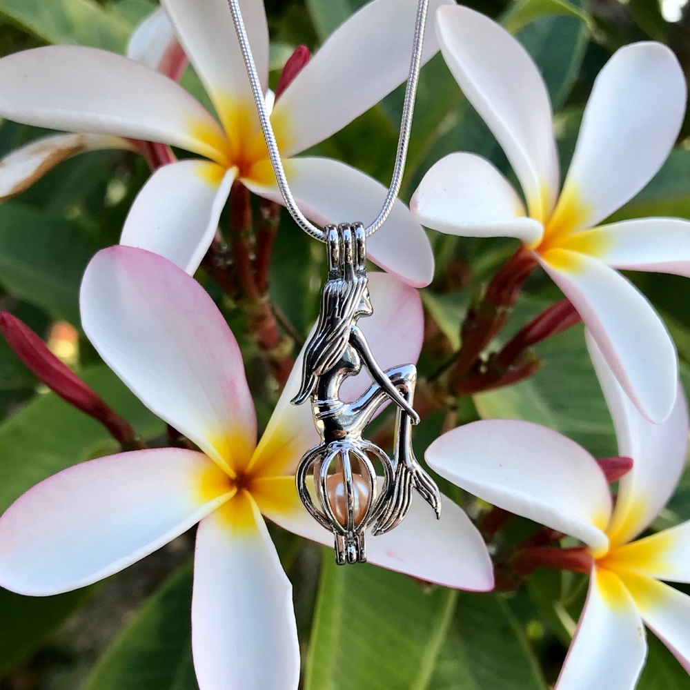 Oyster & Mermaid Necklace