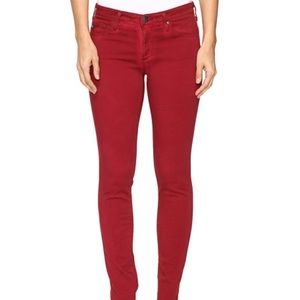 AG Adriano Goldschmied Stilt Cigarette Leg Red 28R