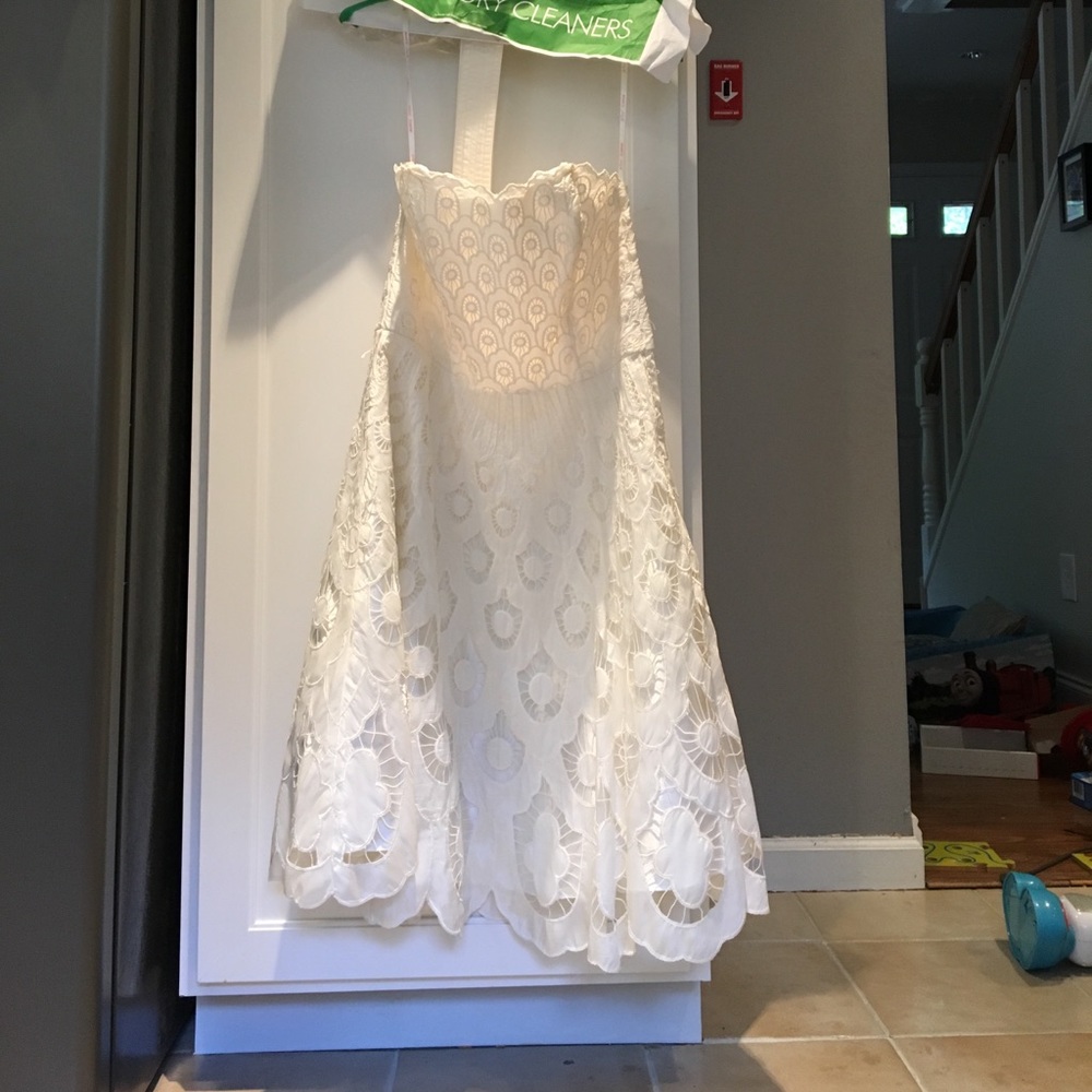 White Betsey Johnson dress