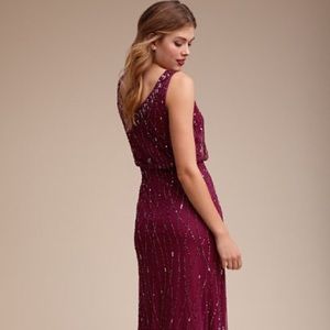 BHLDN Brooklyn dress - black cherry