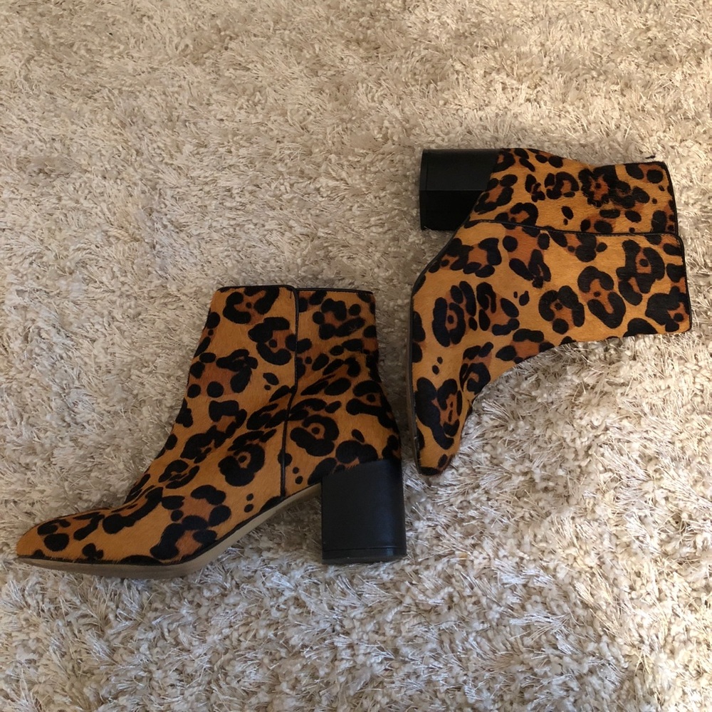 leopard booties
