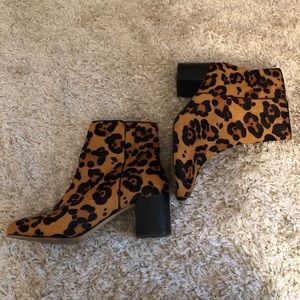 leopard booties