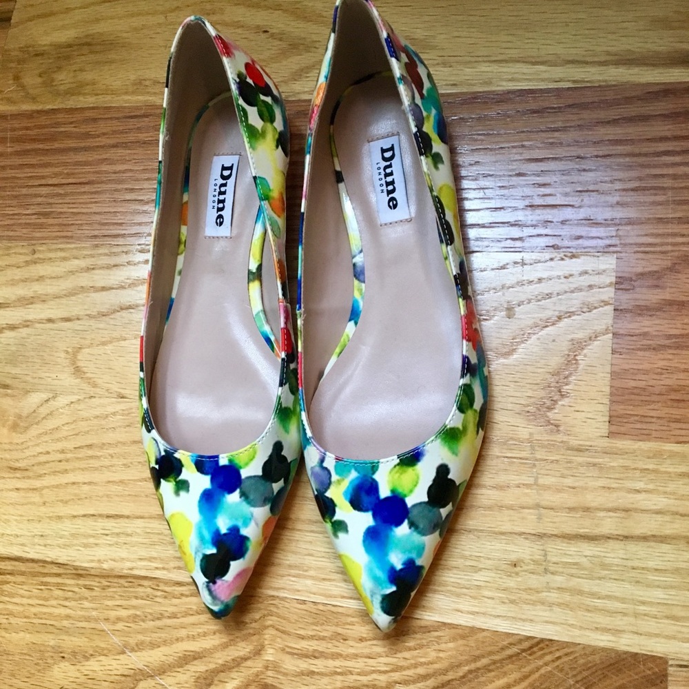 🍬Dune London "Hydie" Patent Point Toe Flats