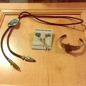 Sterling and silver tone bundle